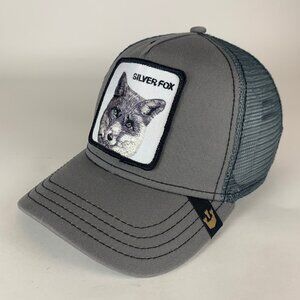 Goorin Bros Silver Fox Gray Snapback Trucker Hat